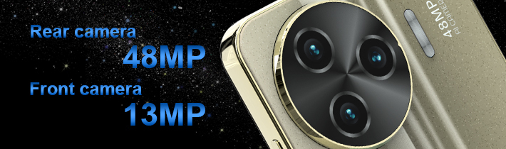 48MP & 13MP front and rear cameras