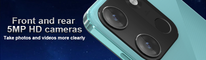 Front and rear 5MP HD cameras