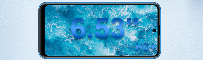 6.53''HD+ BIG SCREEN